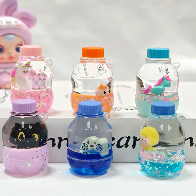 コーラボトル液体キーホルダー