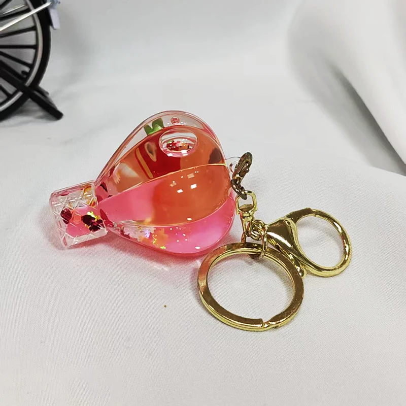 熱気球リキッドキーホルダー